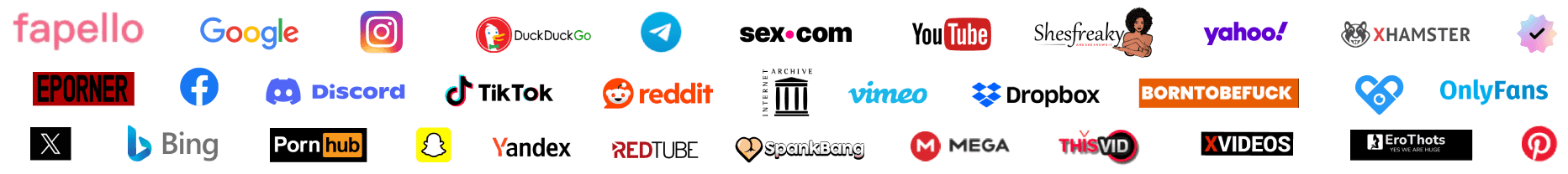 Platform logos set 1